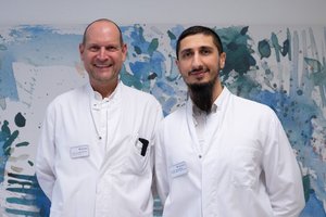 Priv. Doz. Dr. Ralf Decking und Dr. Ommar Mussa