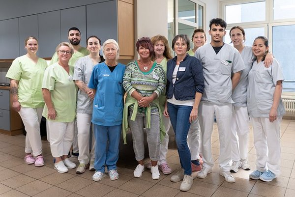 Team Pflege aus der Orthopädie und Endoprothetik