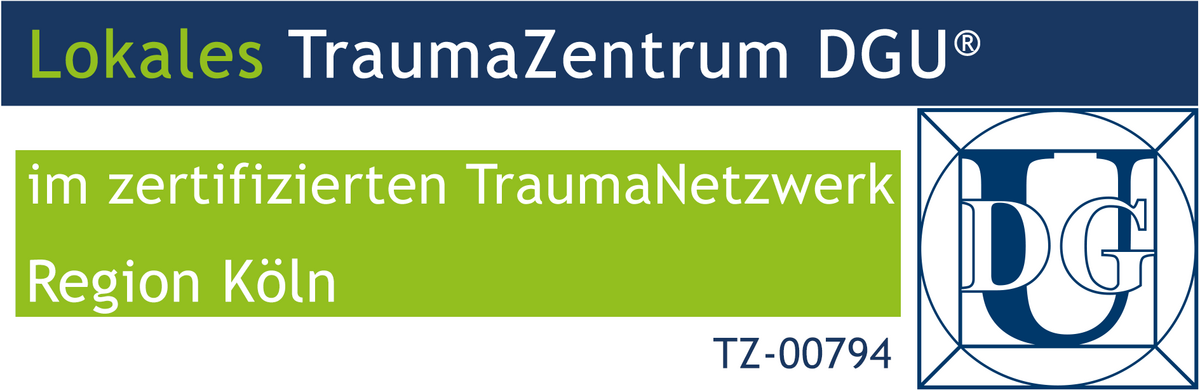 Lokales TraumaZentrum DGU im zertifizierten TraumaNetzwerk Region Köln