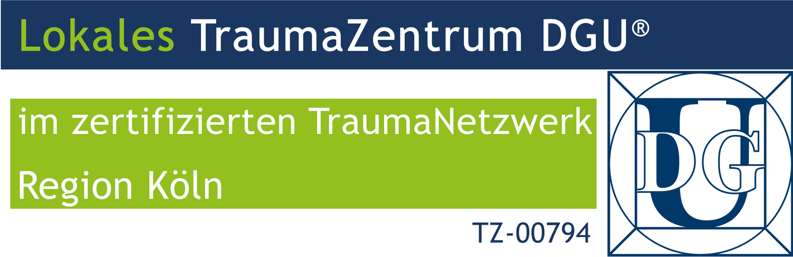 Logo zertifizietes Traumazentrum