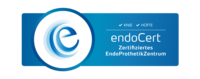 Logo endoCert: zertifiziertes Endoprothetikzentrum